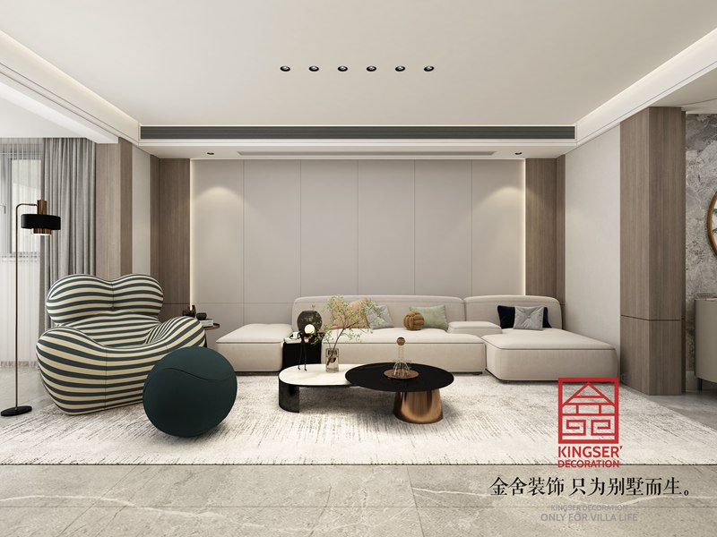 國仕山163㎡現(xiàn)代風(fēng)格裝修設(shè)計(jì)